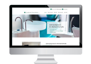 Webdesign,Webseite Zahnarztpraxis